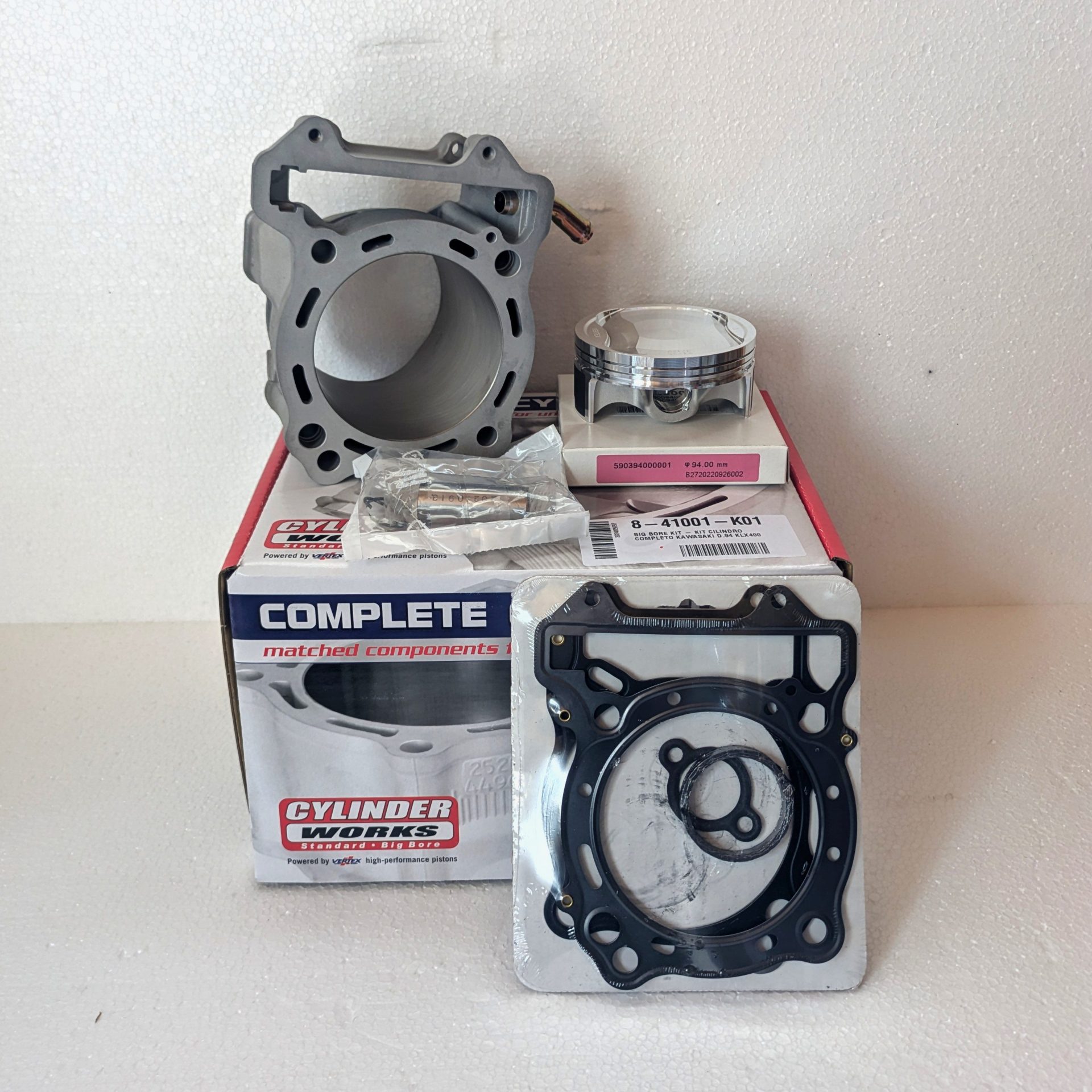 Leistungssteigerung: Cylinder Works 434cc / 94mm Big Bore Kit für Suzuki DRZ-400 & Kawasaki KLX 400